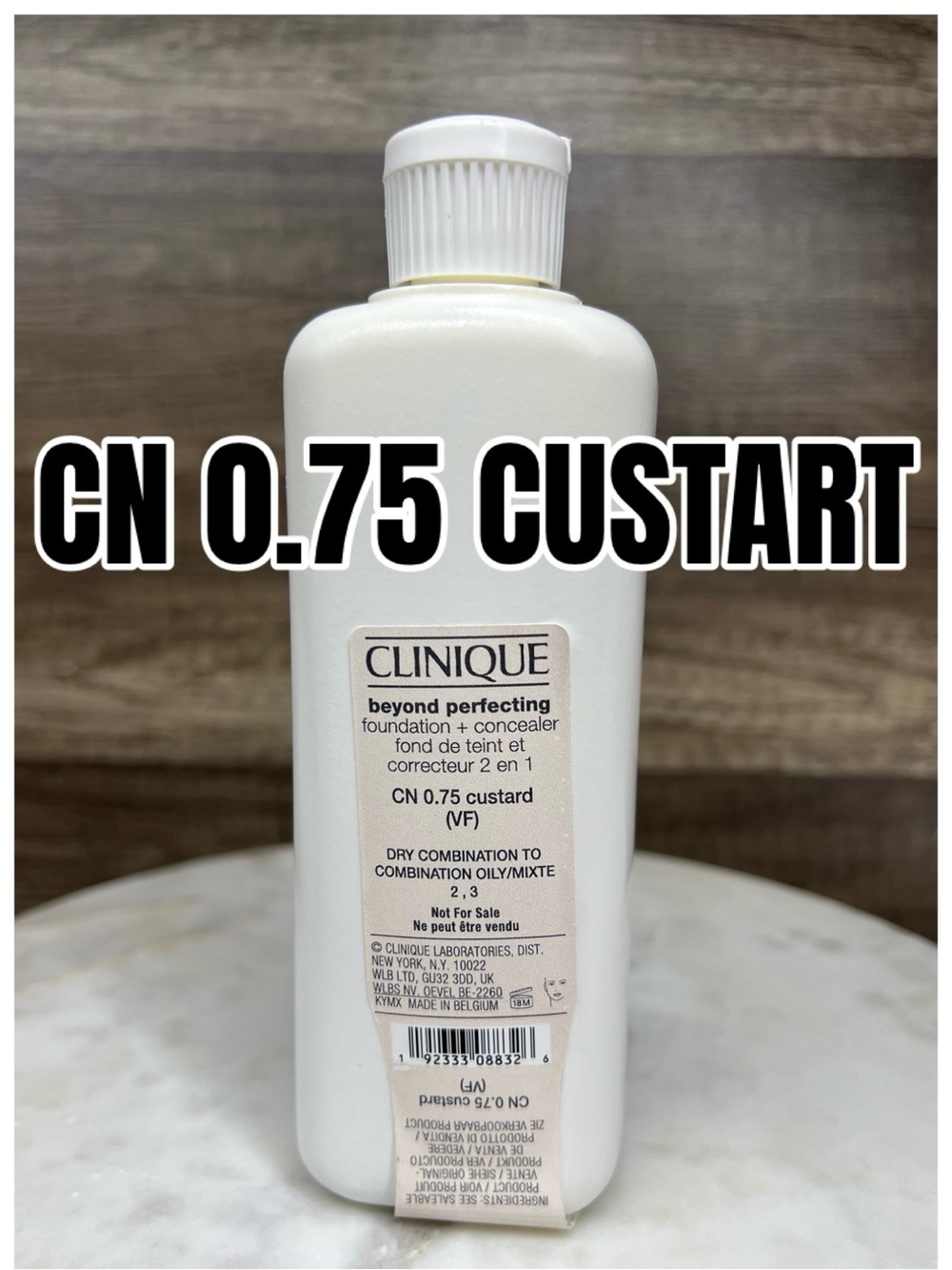 Clinique Beyond Perfecting Foundation + Concealer CN 0.75 Custard  -Jumbo Size